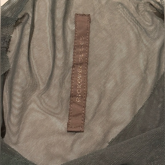 Rick Owens Sheer Long Sleeve Dress in Gray - Picture 2 of 4